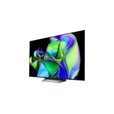 03. 2023 OLED65C37 Smart TV Gaming 4K 120HZ Front Rechts Fern