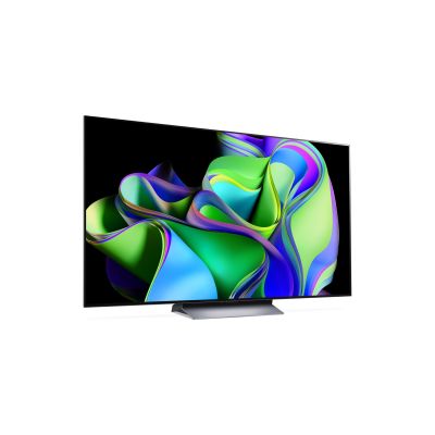 06. 2023 OLED65C37 Smart TV Gaming 4K 120HZ Front Links Nah